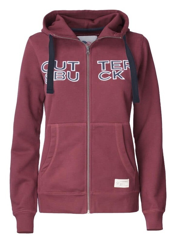 Twisp Hood FZ Ladies, FARGE: Burgundy, STØRRELSE: XS