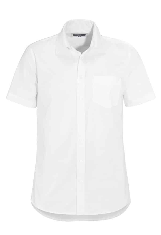 Powell Slim Fit S/S, FARGE: White, STØRRELSE: XS-35/36