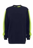 Venezia Sweatshirt, FARGE: Navy/Yellow, STØRRELSE: XS