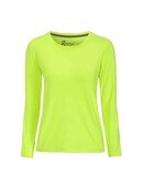 Amadora Tee LS Woman, FARGE: Neon Yellow, STØRRELSE: XS