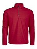 Melton Half Zip, FARGE: Red, STØRRELSE: S