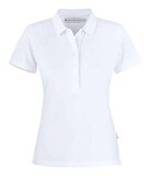 Sunset Stretch Polo Woman, FARGE: White, STØRRELSE: XS