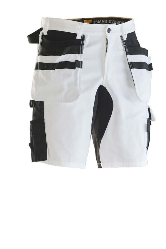 Painters Shorts Core Stretch, FARGE: White/Black, STØRRELSE: C44