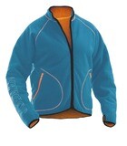 Fleecepile Jacket, FARGE: Ocean/Orange, STØRRELSE: XS