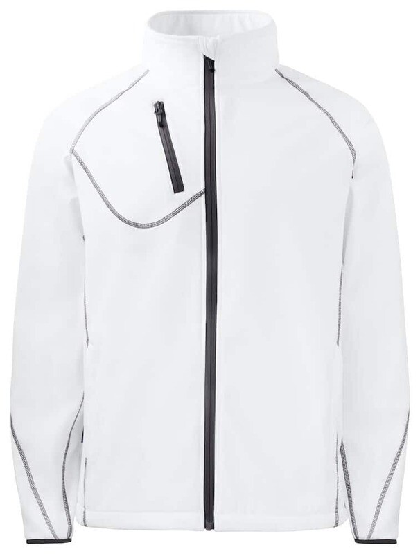 2422 Softshell Jacket, FARGE: White, STØRRELSE: 4XL