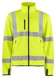 6105 Lite Softshell Jacket HV CL 3, FARGE: Yellow/Black, STØRRELSE: 4XL