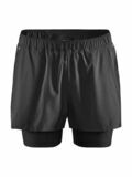 Adv Essence 2-in-1 Stretch Shorts M, FARGE: Black, STØRRELSE: XS