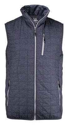 Rainier Vest Men, FARGE: Antracit Navy Melange, STØRRELSE: XXL