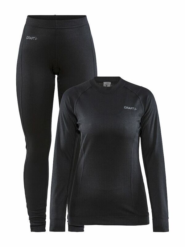 Core Dry Baselayer Set W, FARGE: Black, STØRRELSE: XS