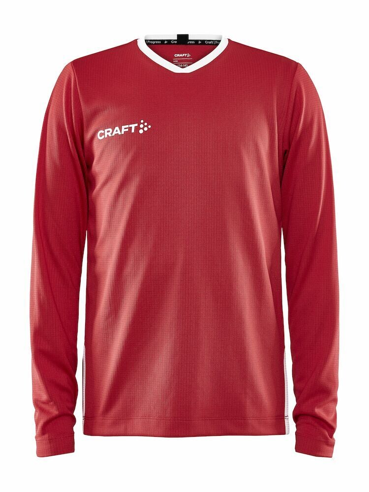 Progress Ls Basket Jersey Jr, FARGE: Bright Red, STØRRELSE: 122/128