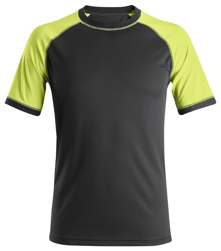 Neon T-skjorte, FARGE: 0467 - Black - Neon Yellow (1), STØRRELSE: STR: L SORT/ NEON GUL