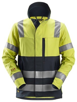 ProtecWork, Flammehemmende Jakke, Klasse 3, FARGE: 6695 - High Visibility Yellow - Navy (1), STØRRELSE: STR: 4XL STANDARD