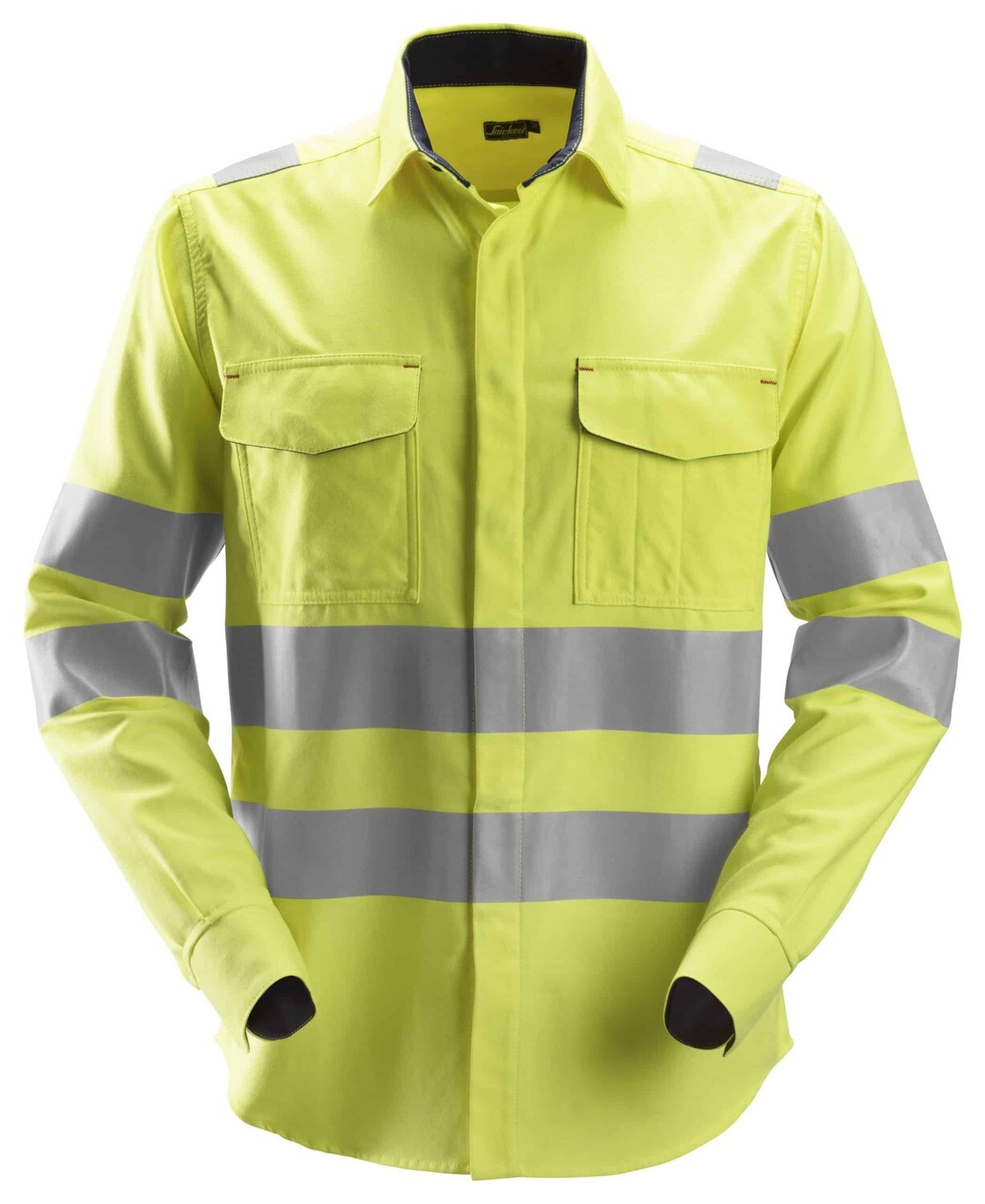 ProtecWork, Flammehemmende Skjorte, Klasse 3, FARGE: 6600 - High Visibility Yellow - Base (1), STØRRELSE: STR: 4XL