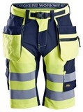 High-Vis Shorts med hylsterlommer, Klasse 1, FARGE: 6695 - High Visibility Yellow - Navy (1), STØRRELSE: STR: 044