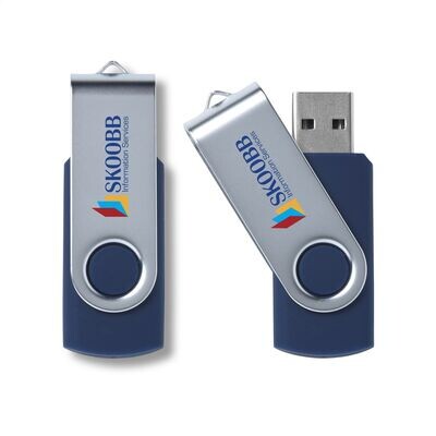 USB Twist 8 GB, FARGE: blå