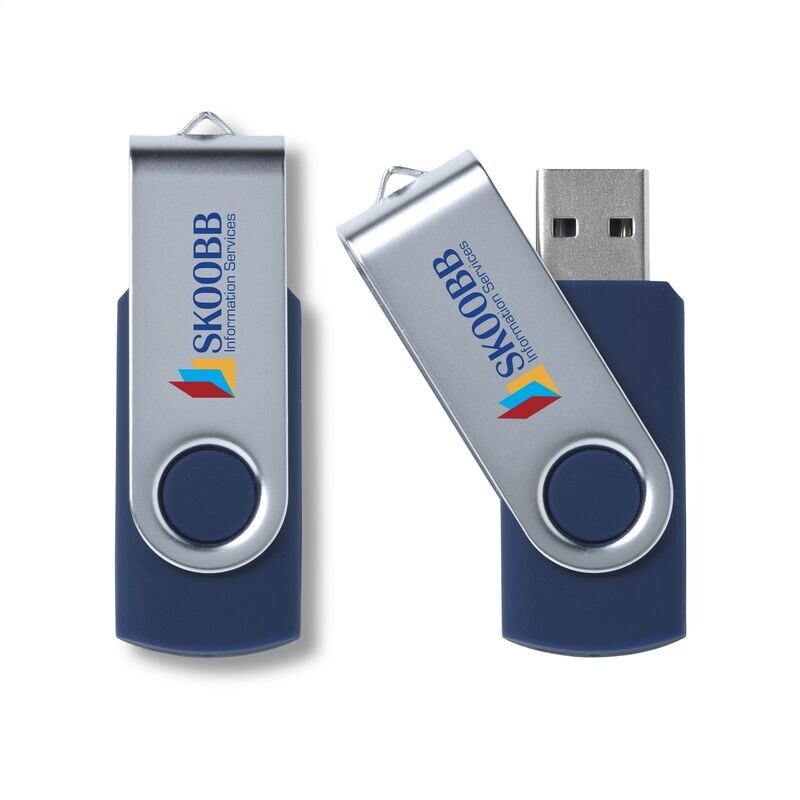 USB Twist 16 GB, FARGE: blå