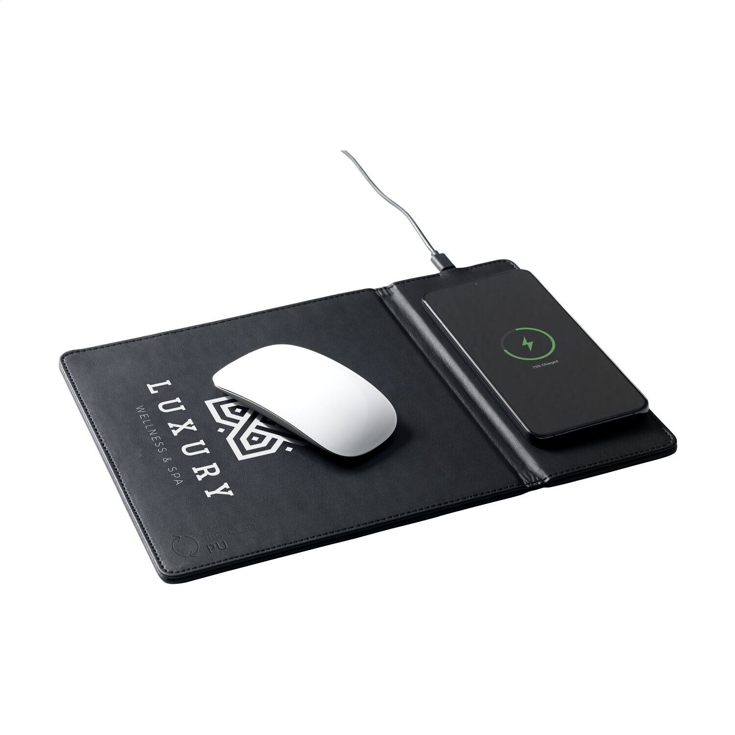 Recycled Wireless Charging Mousepad musematte