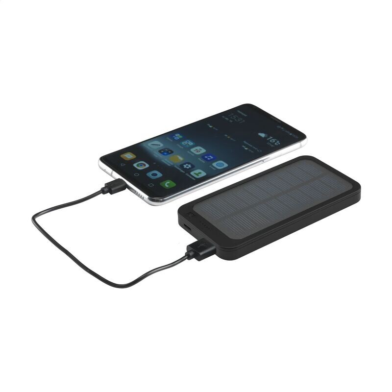 Solar Powerbank 4000 lader, FARGE: svart