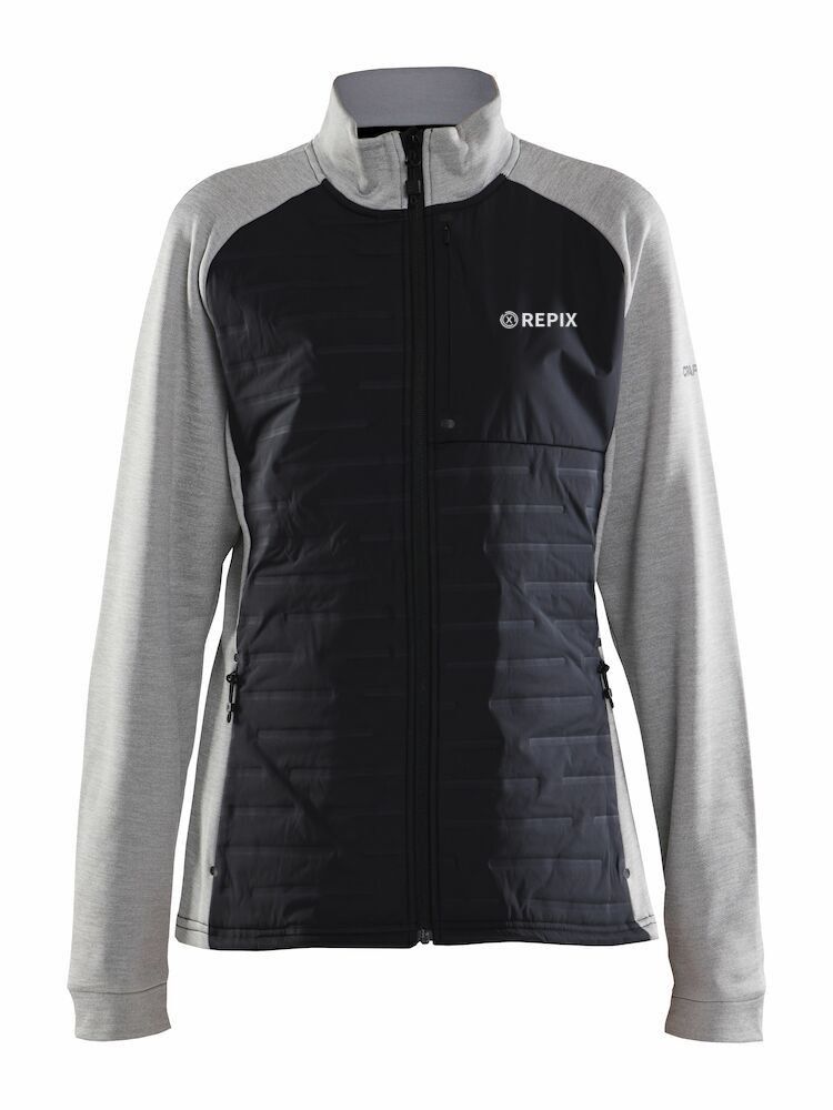 Adv Unify Hybrid Jacket W, FARGE: Grey Melange / Black, STØRRELSE: M