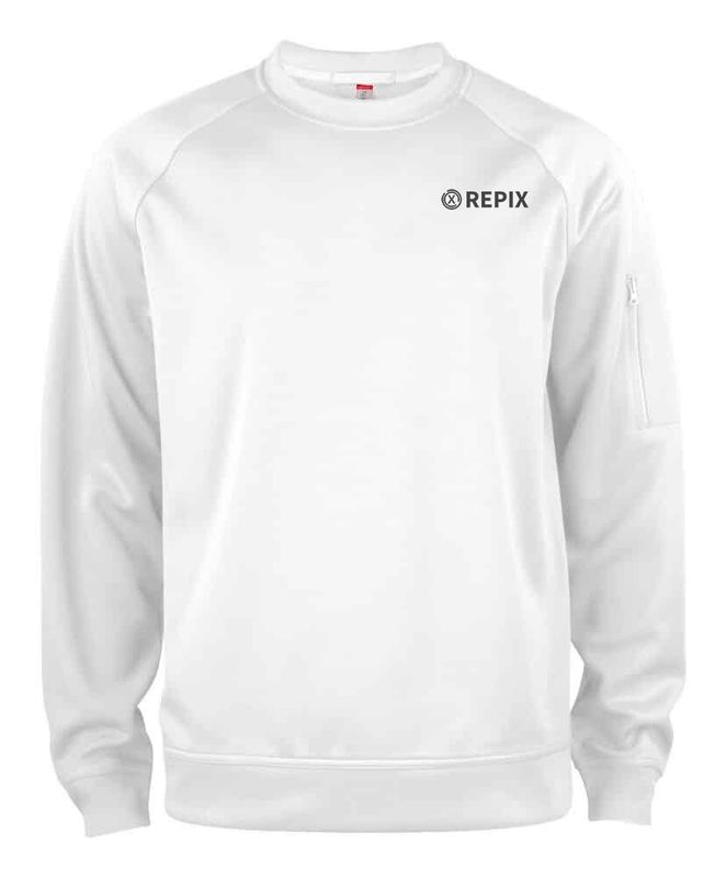 Basic Active Roundneck, FARGE: White, STØRRELSE: 4XL