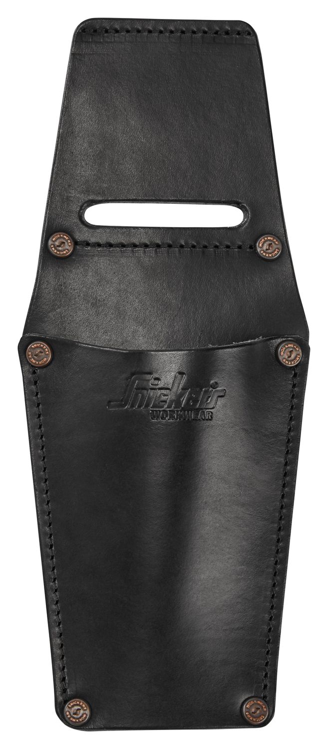 9767 Verktøyholder av lær, lang, FARGE: 0400 - Black, STØRRELSE: ONE SIZE