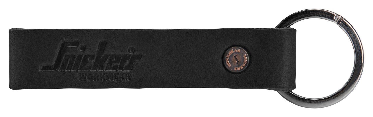9751 Nøkkelring i lær, FARGE: 0400 - Black, STØRRELSE: One size