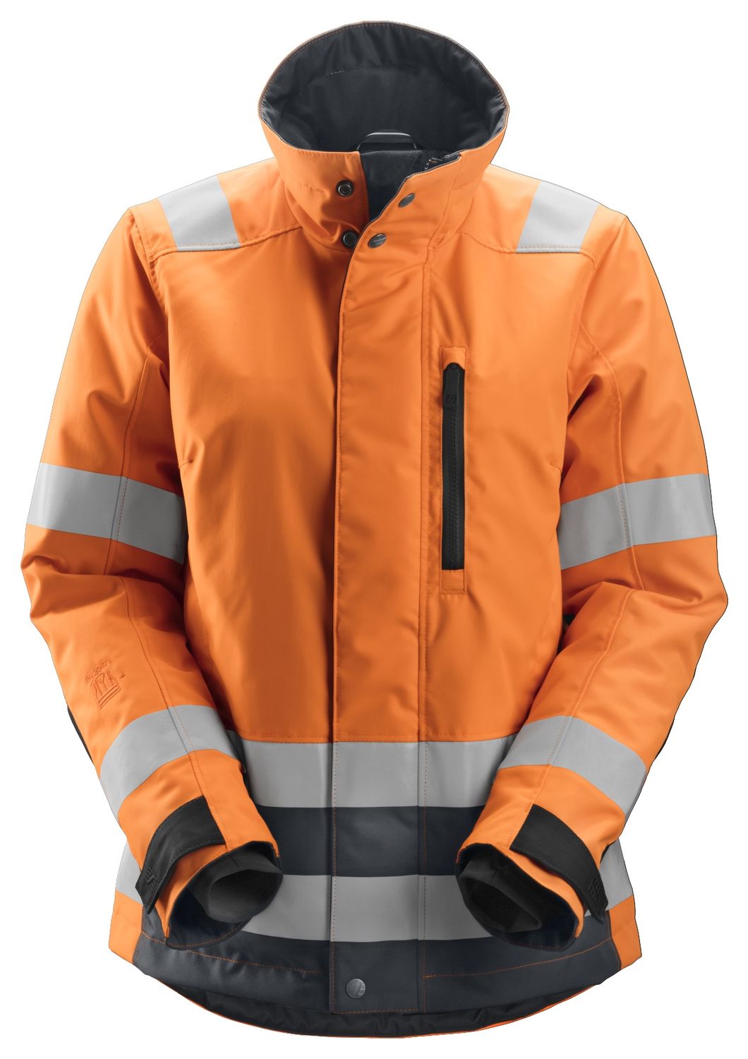 1137 High-Vis 37.5® Vinterjakke for dame, Klasse 2/3, FARGE: 5558 - High Visibility Orange\Steel Grey, STØRRELSE: STR: XS