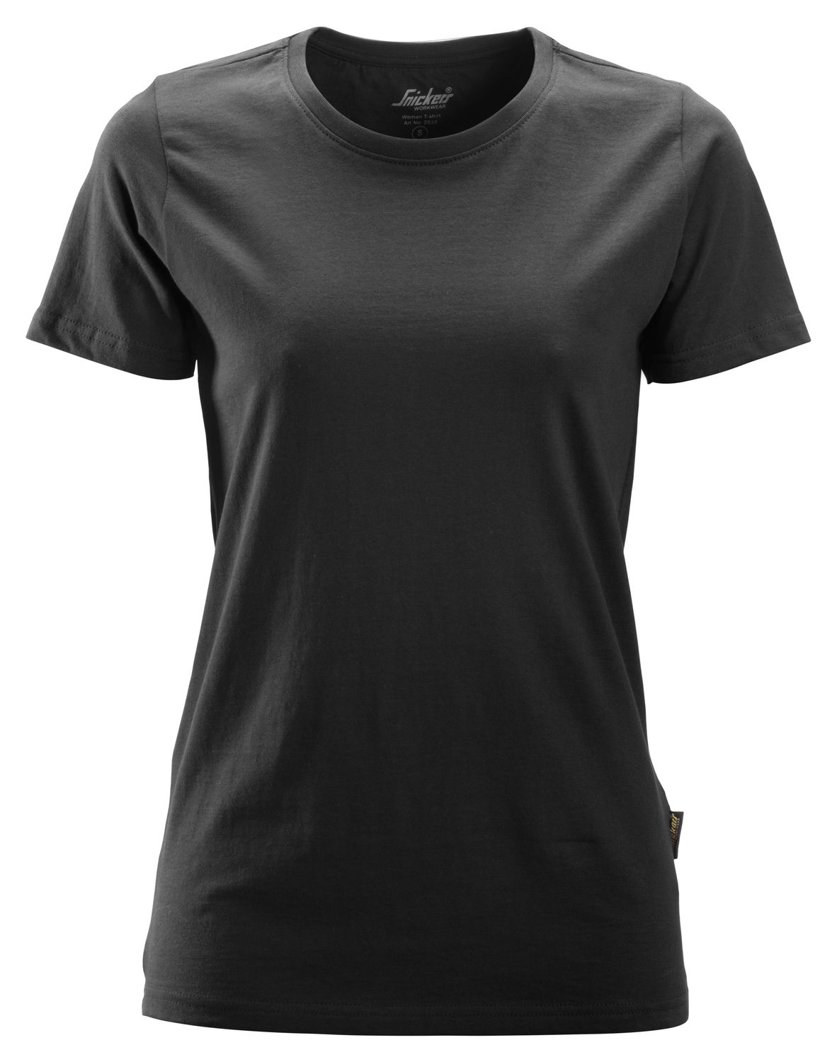2516 T-skjorte for dame, FARGE: 0400 - Black, STØRRELSE: STR: XS