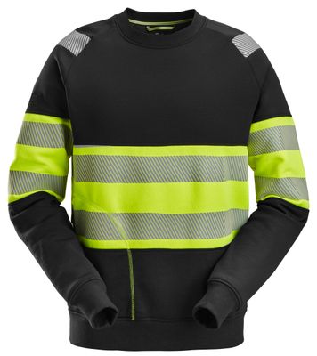 High-Vis Genser, Klasse 1, FARGE: 0466 - Black\High Visibility Yellow, STØRRELSE: STR: XS