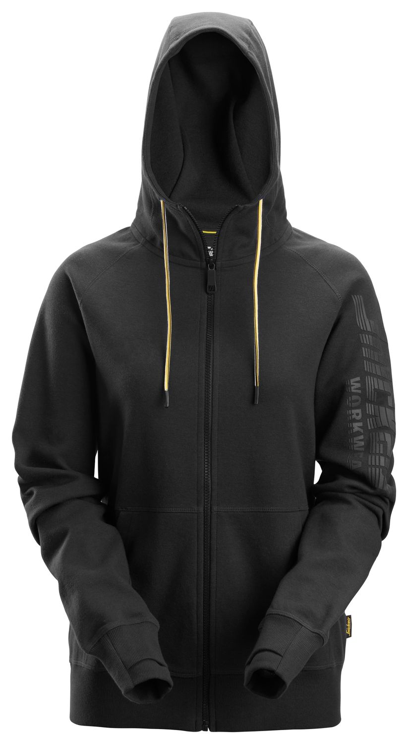2877 Hettejakke med logo for dame, FARGE: 0400 - Black, STØRRELSE: STR: XS