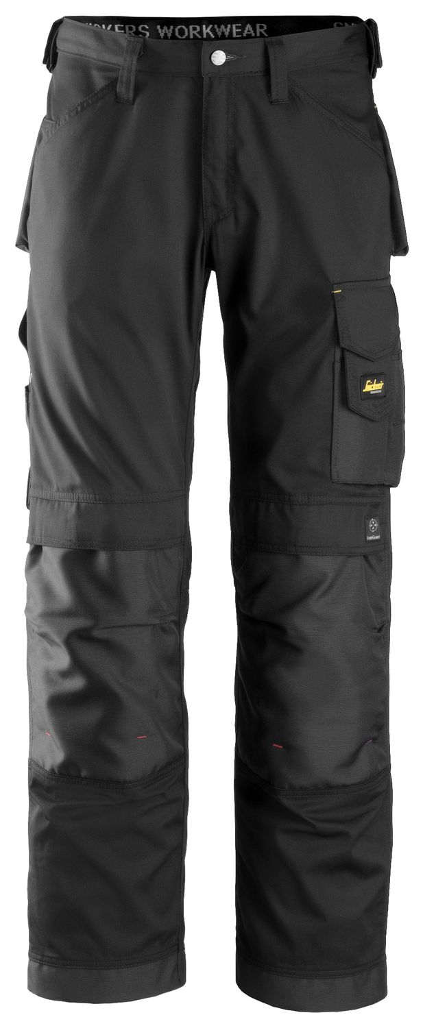 3311 Arbeidsbukse, CoolTwill, FARGE: 0404 - Black, STØRRELSE: STR: 42