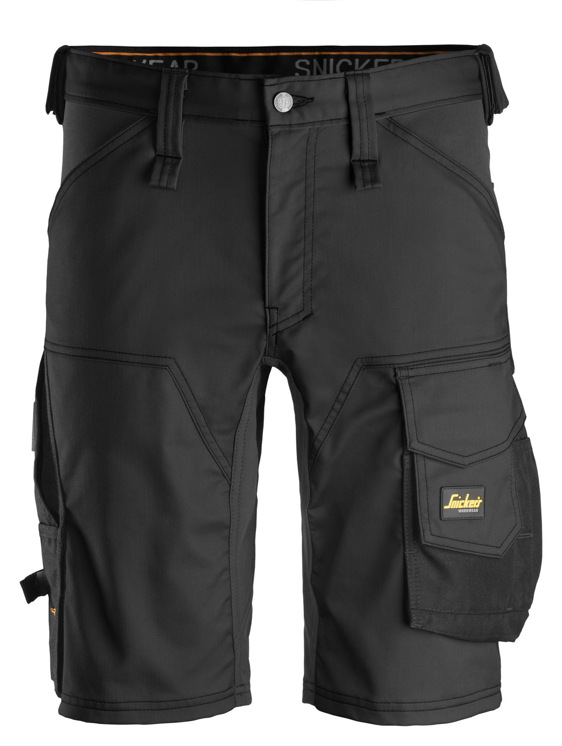 6143 AllroundWork, Arbeidsshorts med stretch, FARGE: 0404 - Black, STØRRELSE: STR: 44