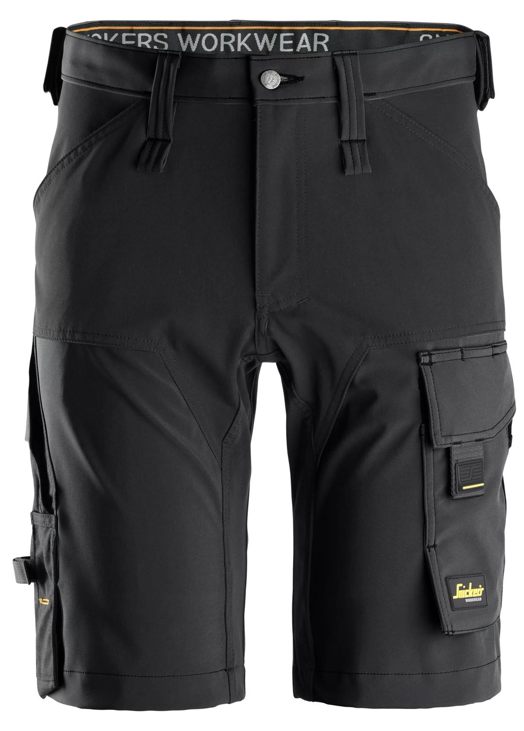 6173 AllroundWork, Arbeidsshorts i fireveis stretch, FARGE: 0404 - Black, STØRRELSE: STR: 044