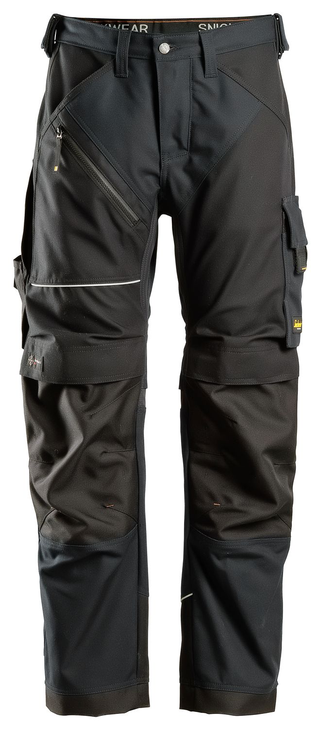 6314 RuffWork, Arbeidsbukse Canvas +, FARGE: 0404 - Black, STØRRELSE: STR: 044