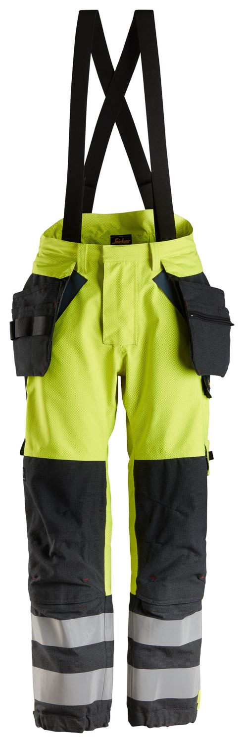6568 ProtecWork, Flammehemmende GORE-TEX® Bukse, Klasse 2, FARGE: 6695 - High Visibility Yellow\Navy, STØRRELSE: STR: XS