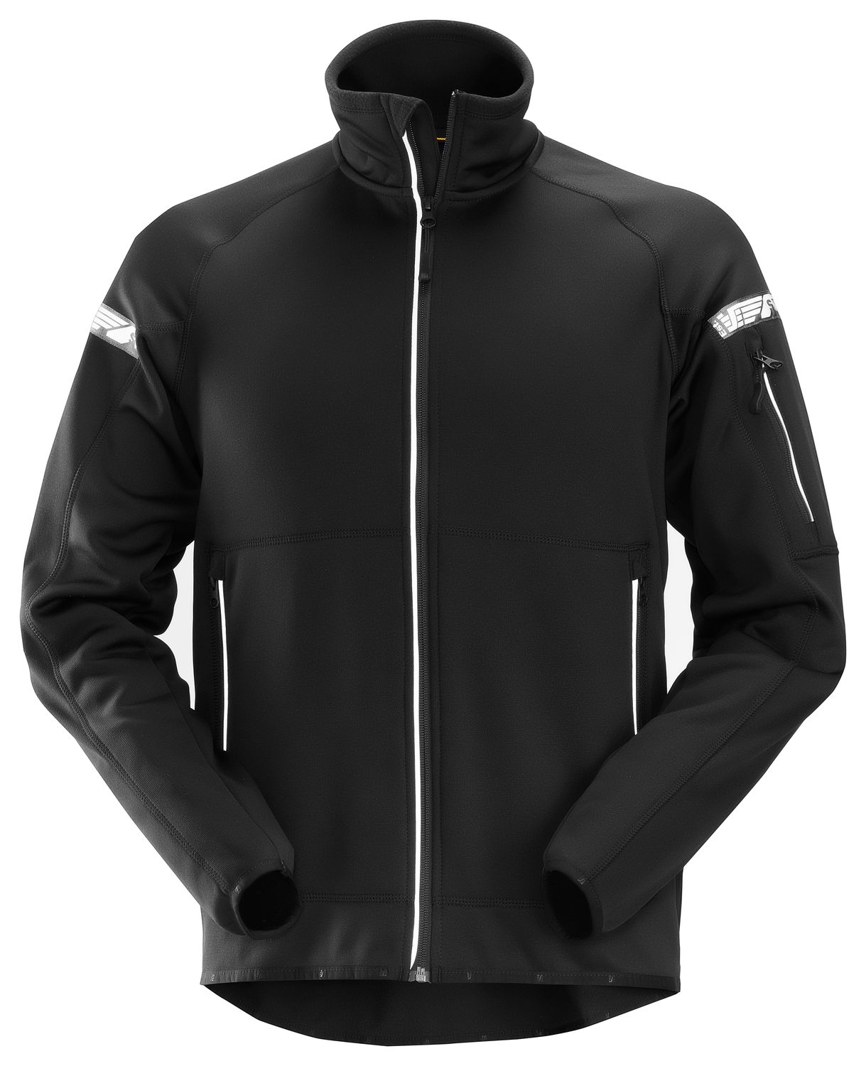 8004 AllroundWork, 37.5® Fleecejakke, FARGE: 0400 - Black, STØRRELSE: STR: XS