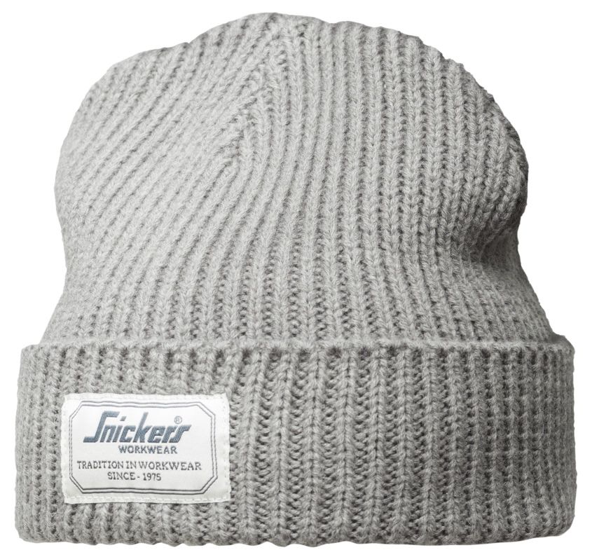 9023 AllroundWork, Fisherman Beanie, FARGE: 2800 - Grey Melange, STØRRELSE: ONE SIZE