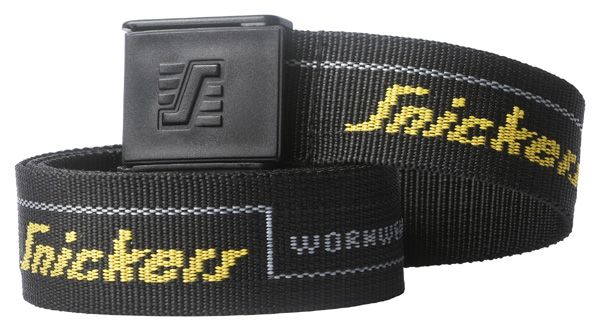 9033 Belte med logo, FARGE: 0400 - Black, STØRRELSE: 90 CM