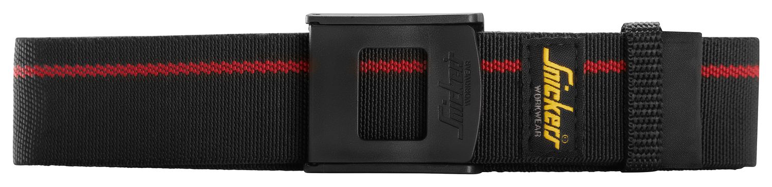 9161 ProtecWork, Flammehemmende Belte, FARGE: 0416 - Black\Chili Red, STØRRELSE: SORT/RØD 90CM