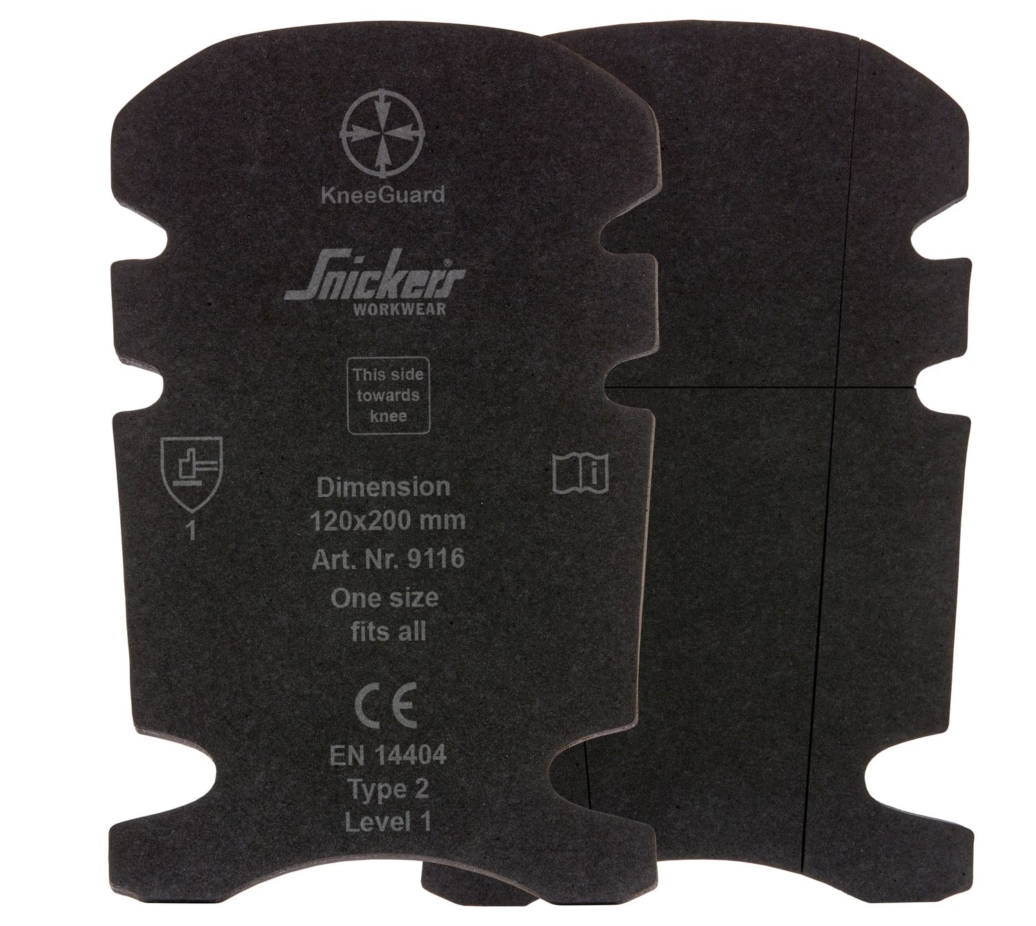 9116 ProtecWork, Flammehemmende kneputer, FARGE: 0404 - Black