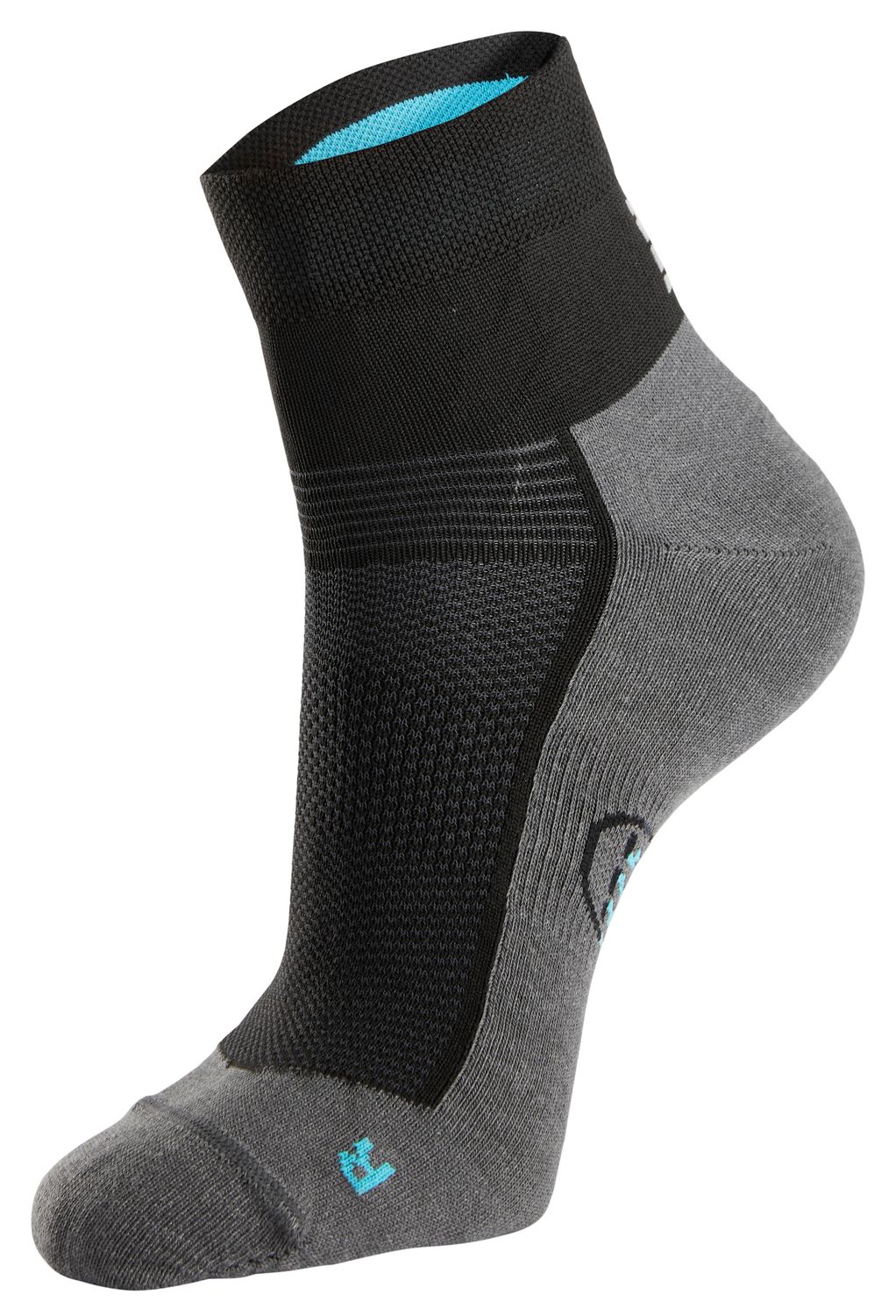 9240 37.5® Sokker, lave, FARGE: 2804 - Grey Melange\Black, STØRRELSE: STR: 37-40