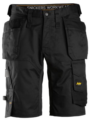 6151 AllroundWork, Arbeidsshorts med stretch, løs passform og hylsterlommer