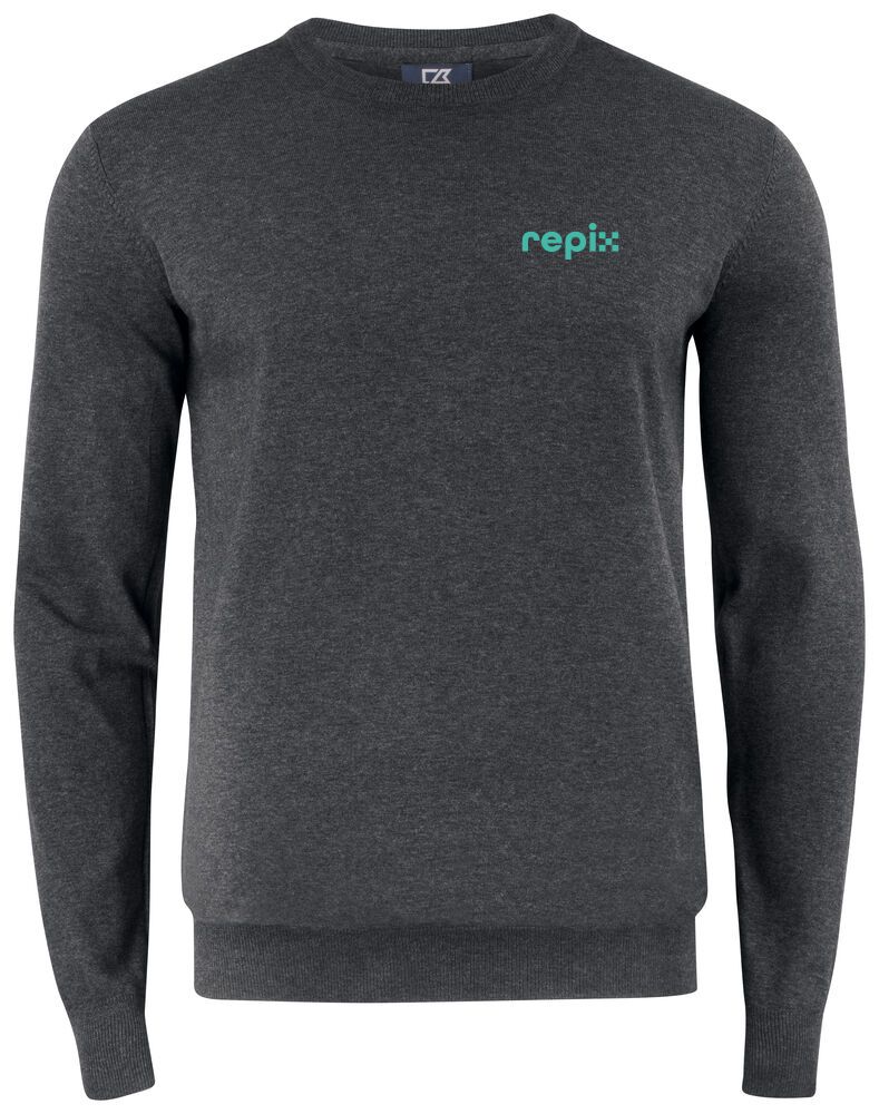 Oakville Crewneck Men - Antracite Melange