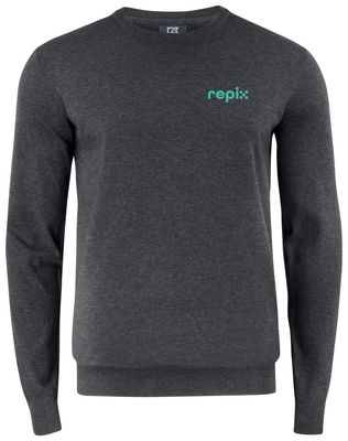 Oakville Crewneck Men - Grey Melange