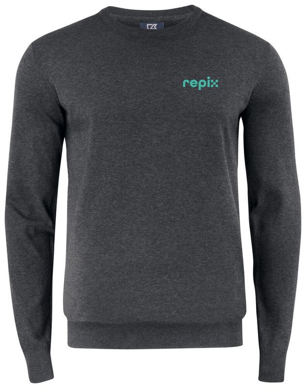 Oakville Crewneck Men - Grey Melange