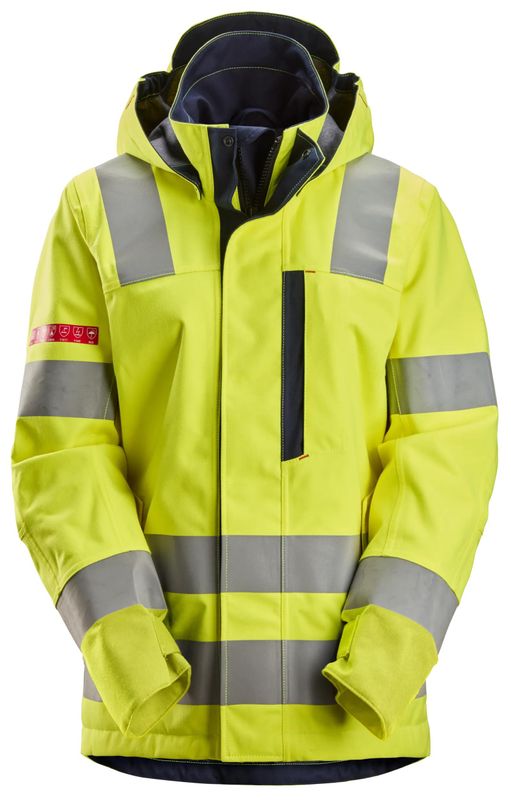 ProtecWork, Flammehemmende Vanntett skalljakke for dame, Klasse 3