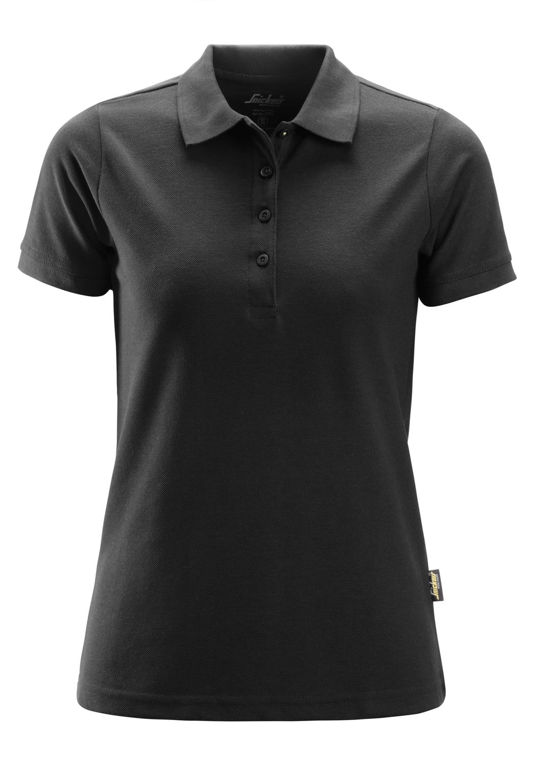 Poloskjorte for dame, FARGE: 0400 - Black, STØRRELSE: STR: XS