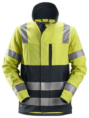 ProtecWork, Flammehemmende Jakke, Klasse 3, FARGE: 6695 - High Visibility Yellow\Navy, STØRRELSE: STR: XS STANDARD