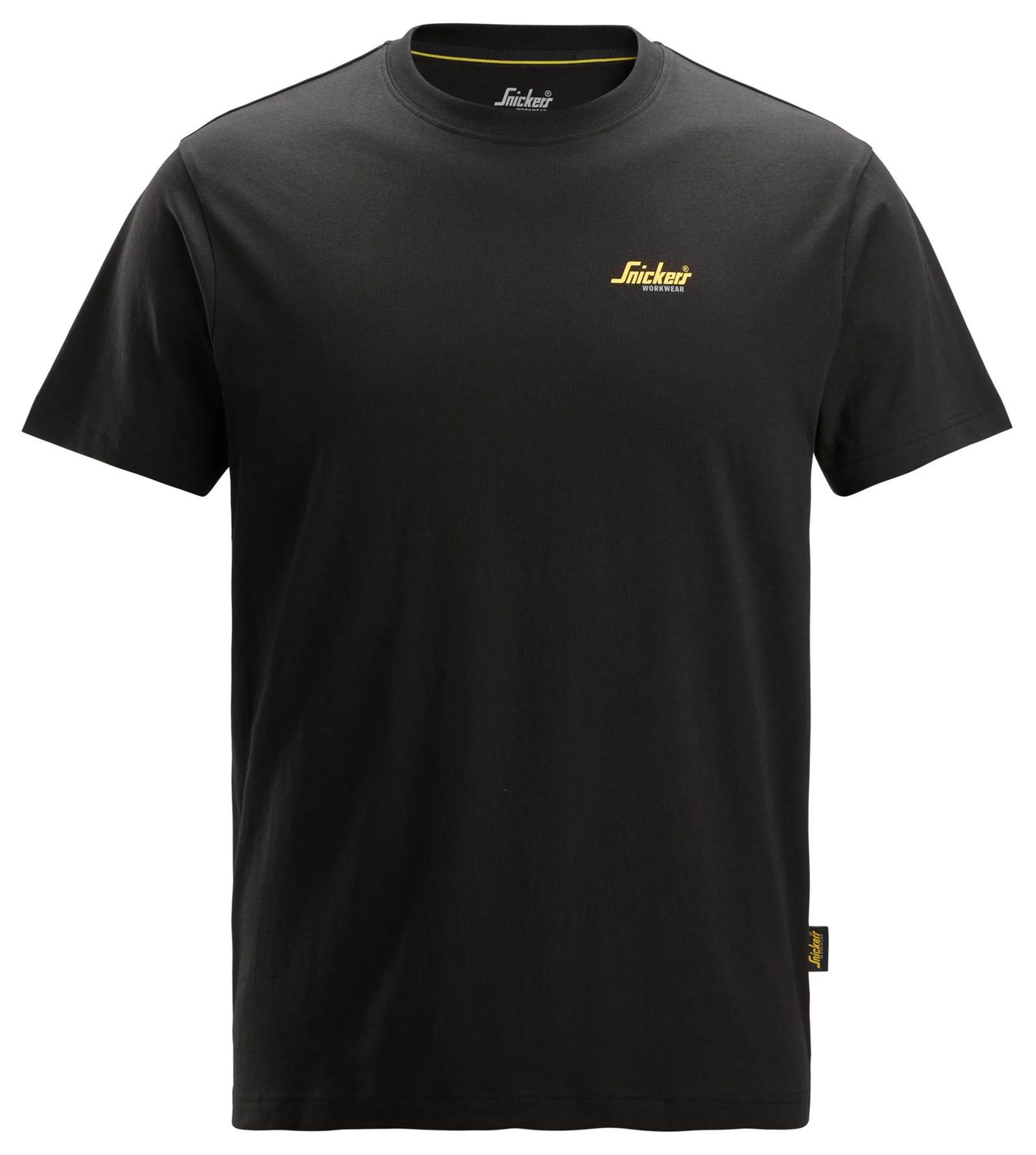 T-skjorte med lite logo, FARGE: 0400 - Black, STØRRELSE: SORT STR: XS