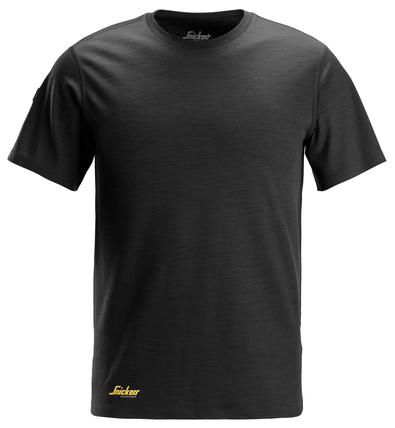T-skjorte i ull, FARGE: 0400 - Black, STØRRELSE: STR: XS